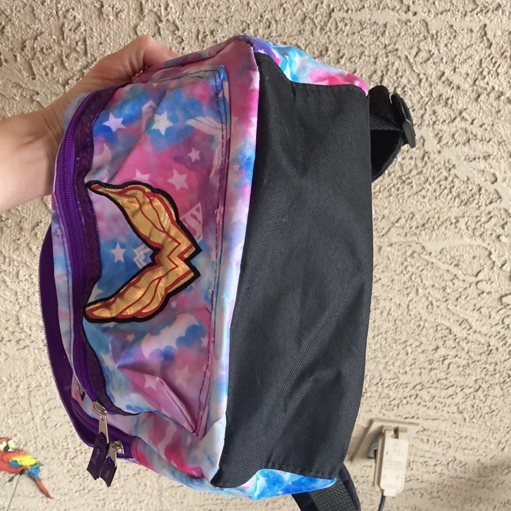 Superhero wonder woman superman Batman backpack NEW!!